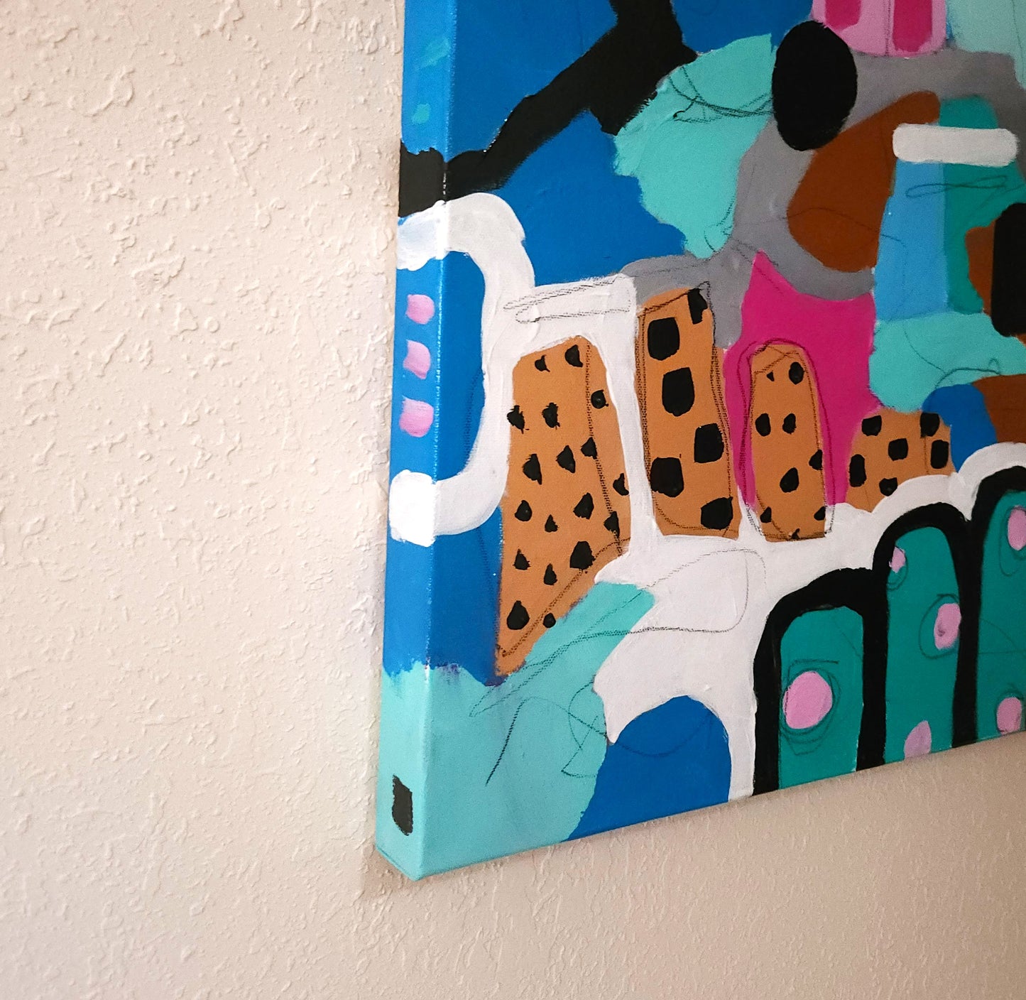 24" x 24" Child's View of the Jungle