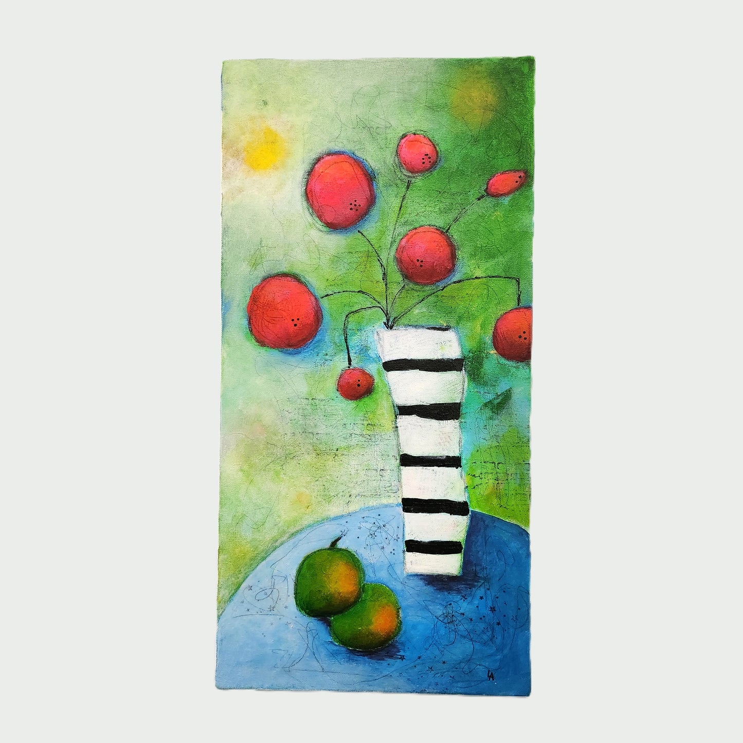 12" x 24" Red Apples